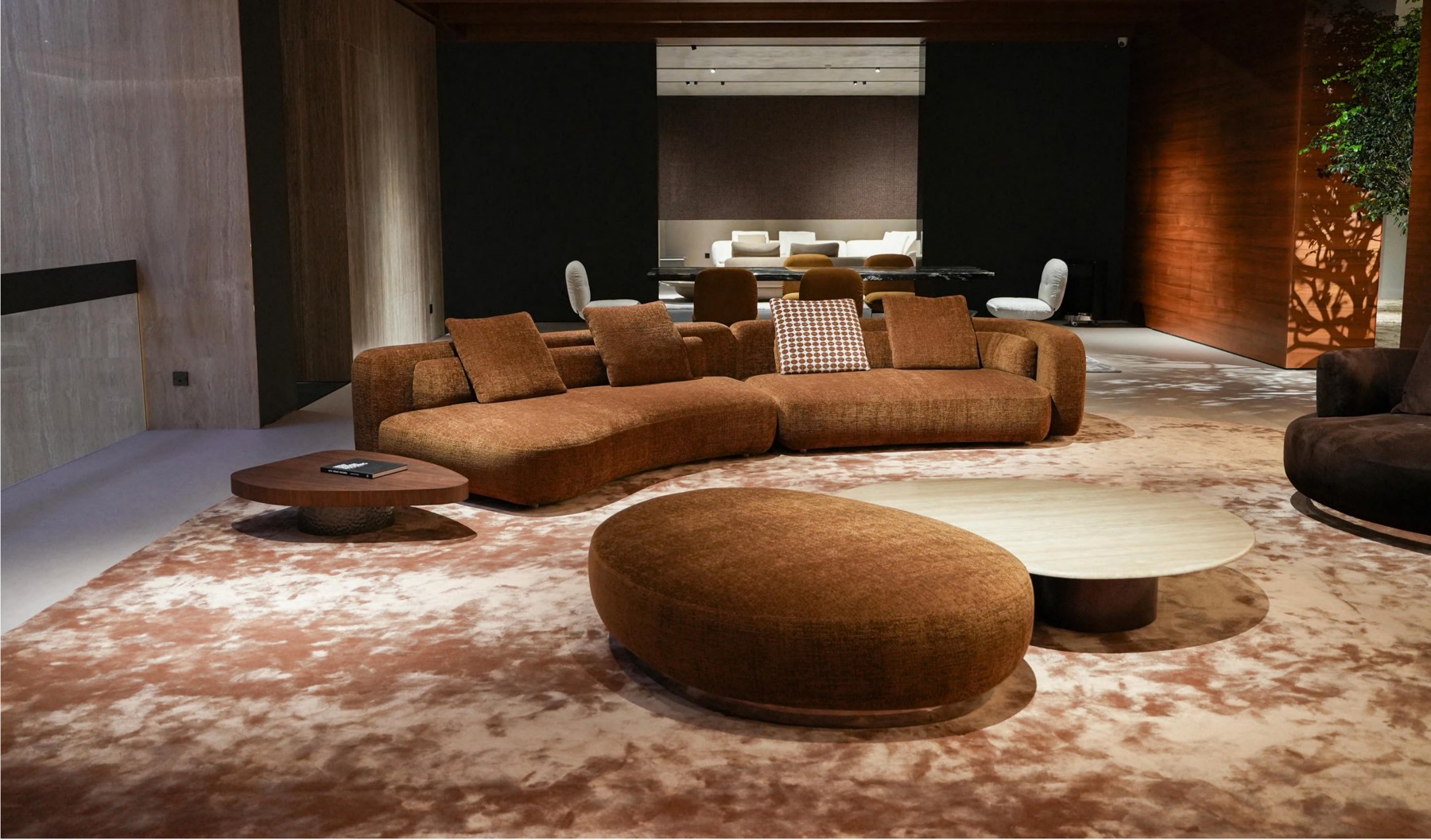 Curved seating