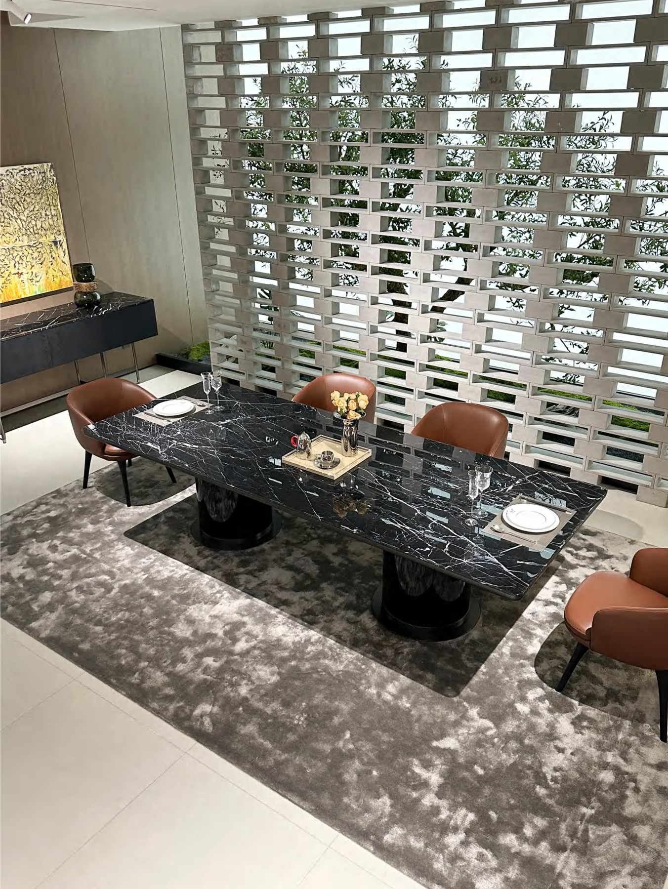 Marble dining