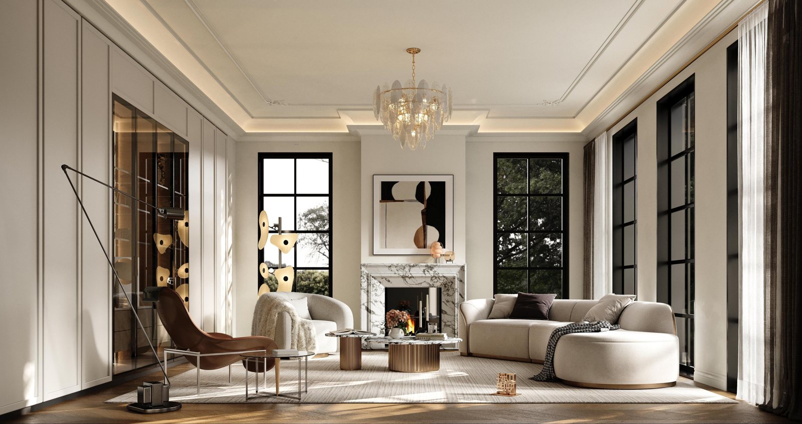 Contemporary classic lounge