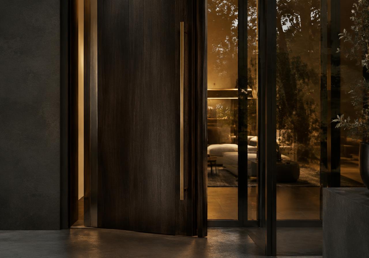 Doors, windows & façade — illustrative